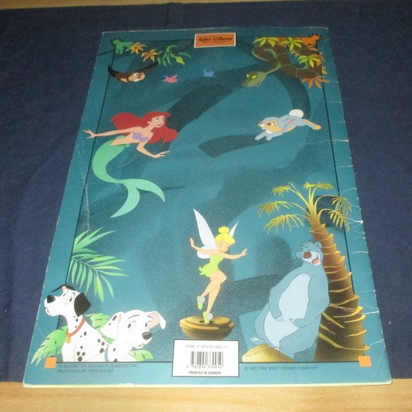 The Walt Disney Treasure Chest 1991 Set of 5 Oversized Story Books Vintage - Picture 12 of 14